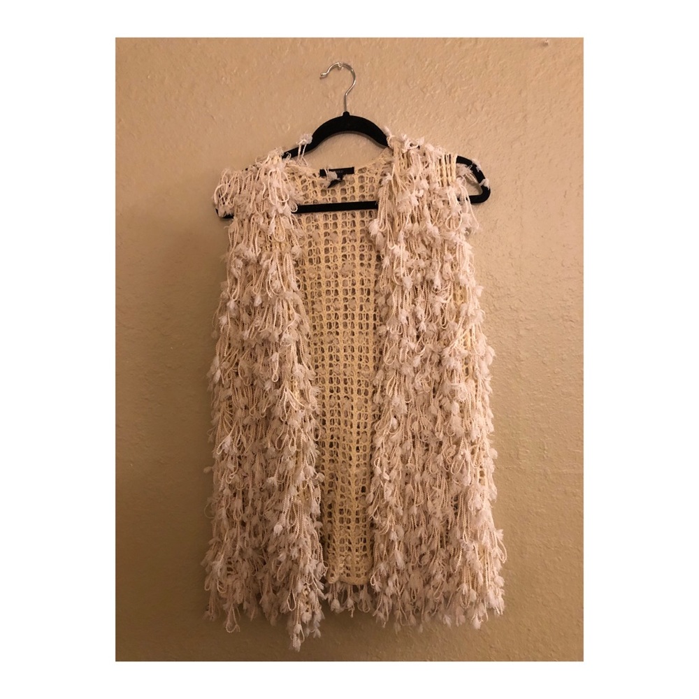 Forever 21 Shaggy Knit Vest